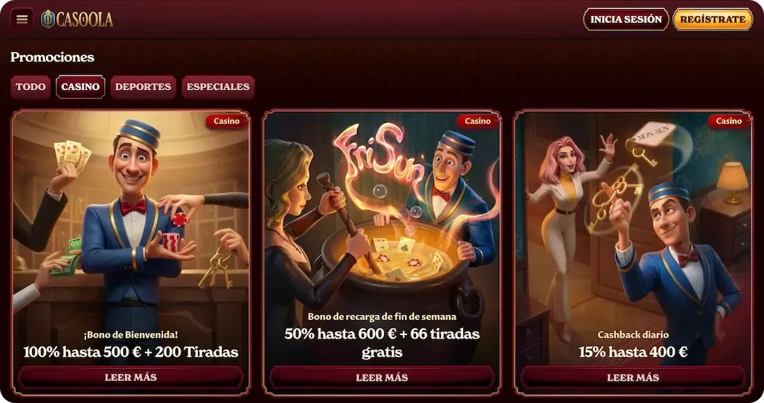 casino bonos del casino casoola